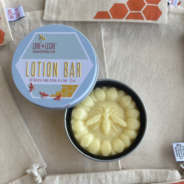 Bee + Sunflower Lotion Bar